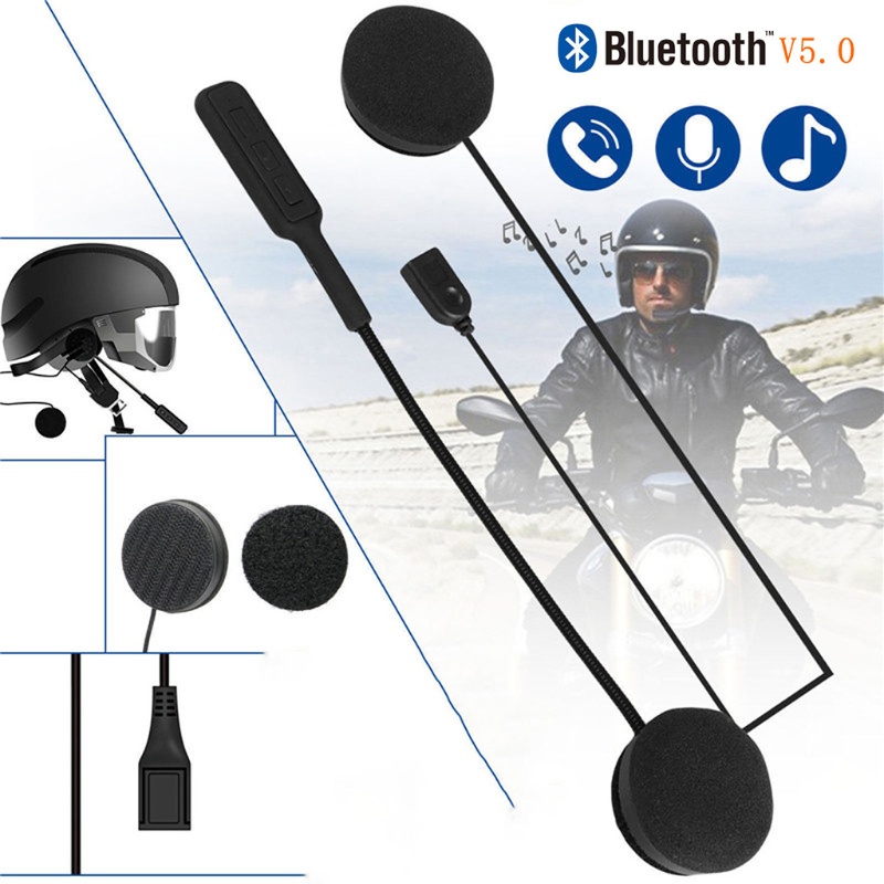Loa Bluetooth 5.0 Không Dây Thích Hợp Cho Mũ Bảo Hiểm Hầu Hết Các Loại Mũ Bảo Hiểm