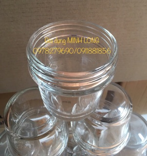 CỐC THUỶ TINH NHỎ 8.5cm dùng cho MÁY XAY SINH TỐ ĐA NĂNG các hãng Sunhouse, Kim Cương, Bigsun, Saiko, Goldsun