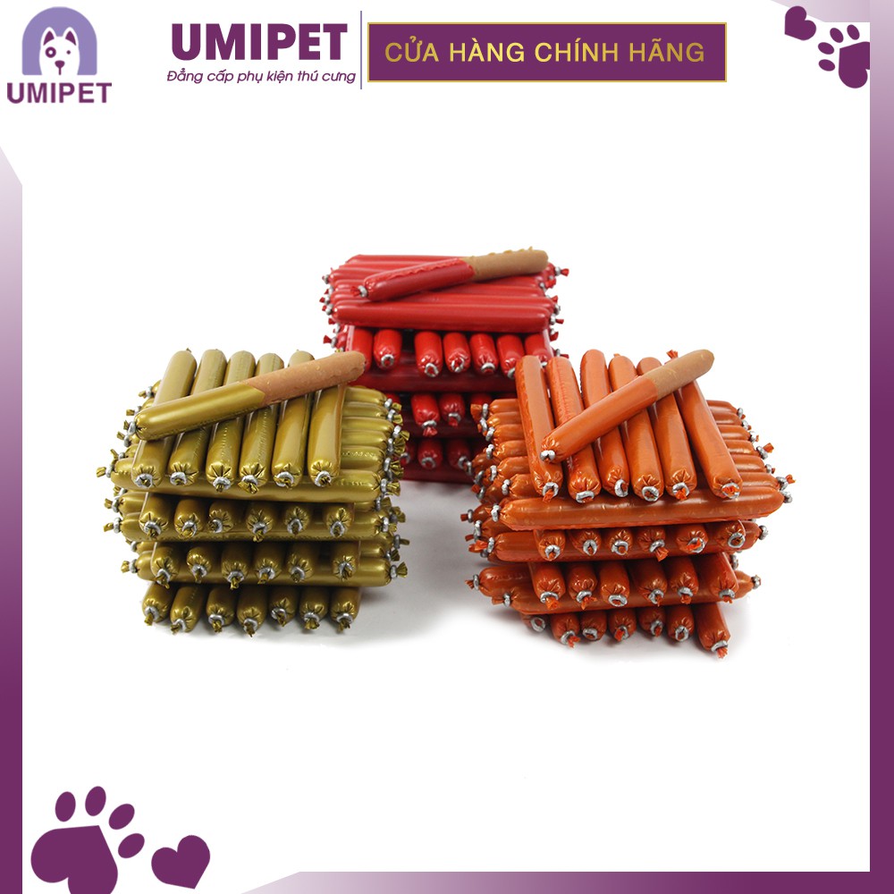 [Mã FMCGMALL - 8% đơn 250K] Xúc xích cho Chó UMIPET - Xúc xích ăn liền cao cấp cho Chó Cưng - gói 30 chiếc