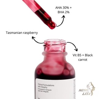 Tinh Chất The Ordinary AHA 30%+BHA 2% Peeling Solution 30ml