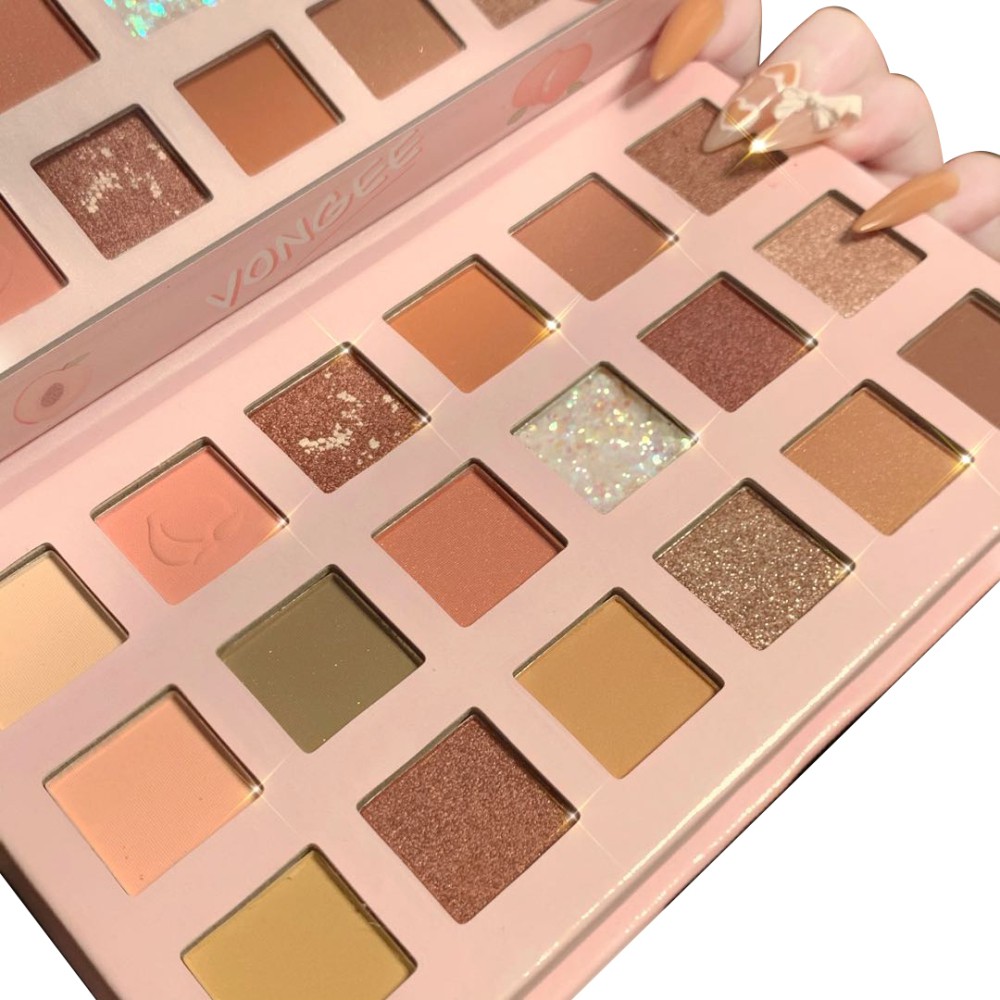 (Hàng Mới Về) Bảng Phấn Mắt Trang Điểm Màu Đào / Đào / Đào Lấp Lánh | BigBuy360 - bigbuy360.vn