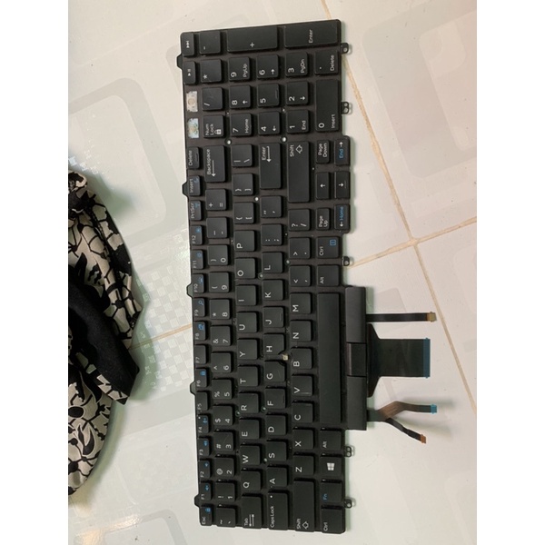 Bàn phím xác chưa test laptop dell Latitude E5550 E5570 E5580, Precision 3520 7510 7520 7530 7720