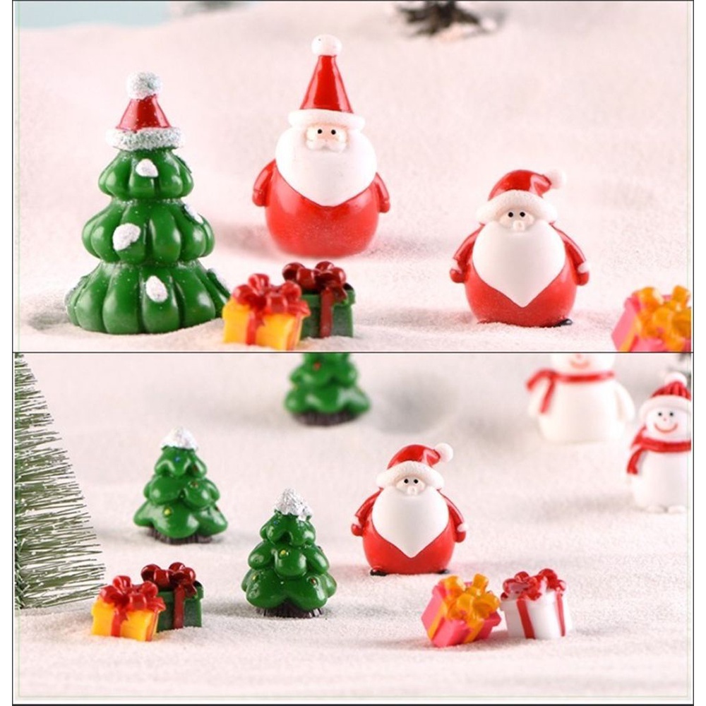 Mô hình ông già noel mini dùng trang trí cây thông giáng sinh