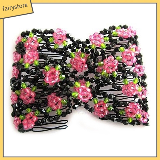 Lược cài tóc kiểu dáng hoa hồng thời trang thanh lịch dành cho nữ