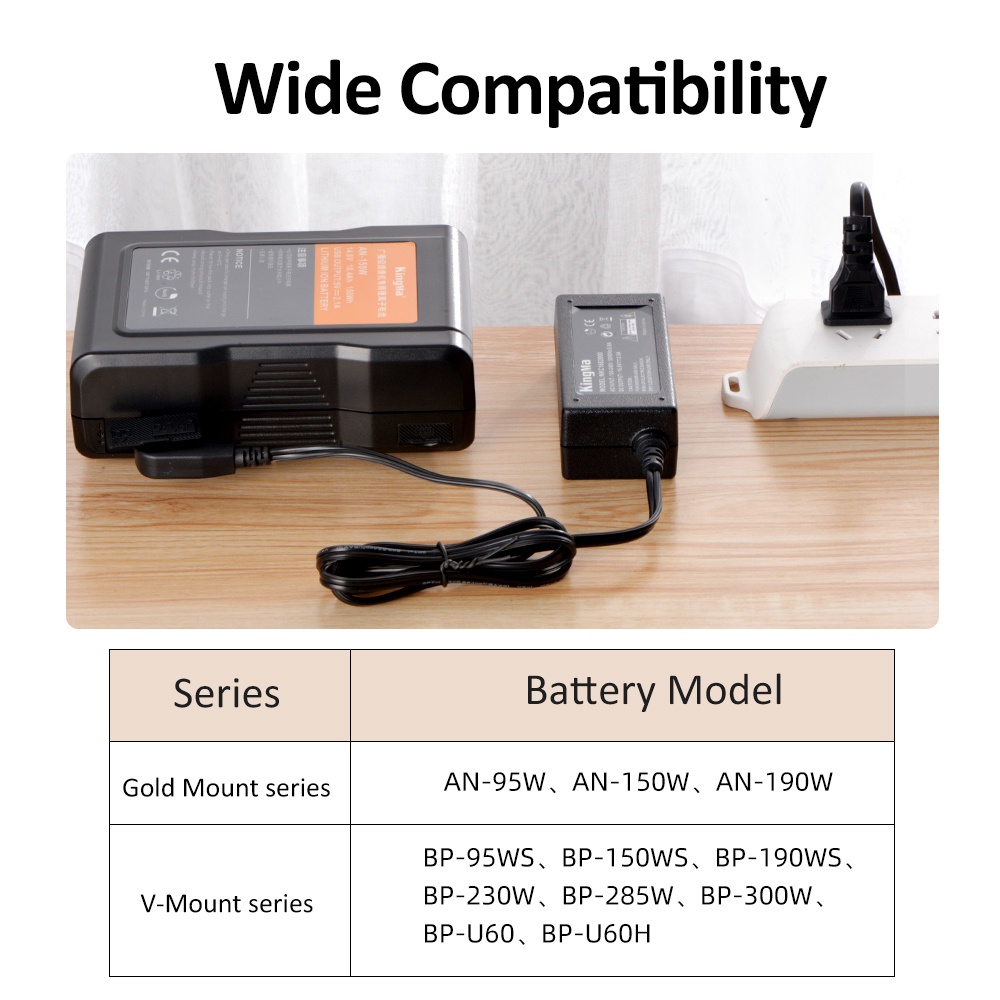 SẠC PIN D-TAP KingMa 2A D Cho pin V-Mount