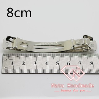 [FREE SHIP] - Nguyên liệu làm kẹp tóc handmade-Kẹp sườn / kẹp bấm clip paris Cao cấp - 8cm