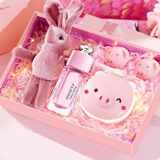 [ Xã Kho giá Cực Rẽ] Quạt Mini Cầm Tay - Quạt Hình Heo 3 in 1 (Quạt + Gương + Đèn)