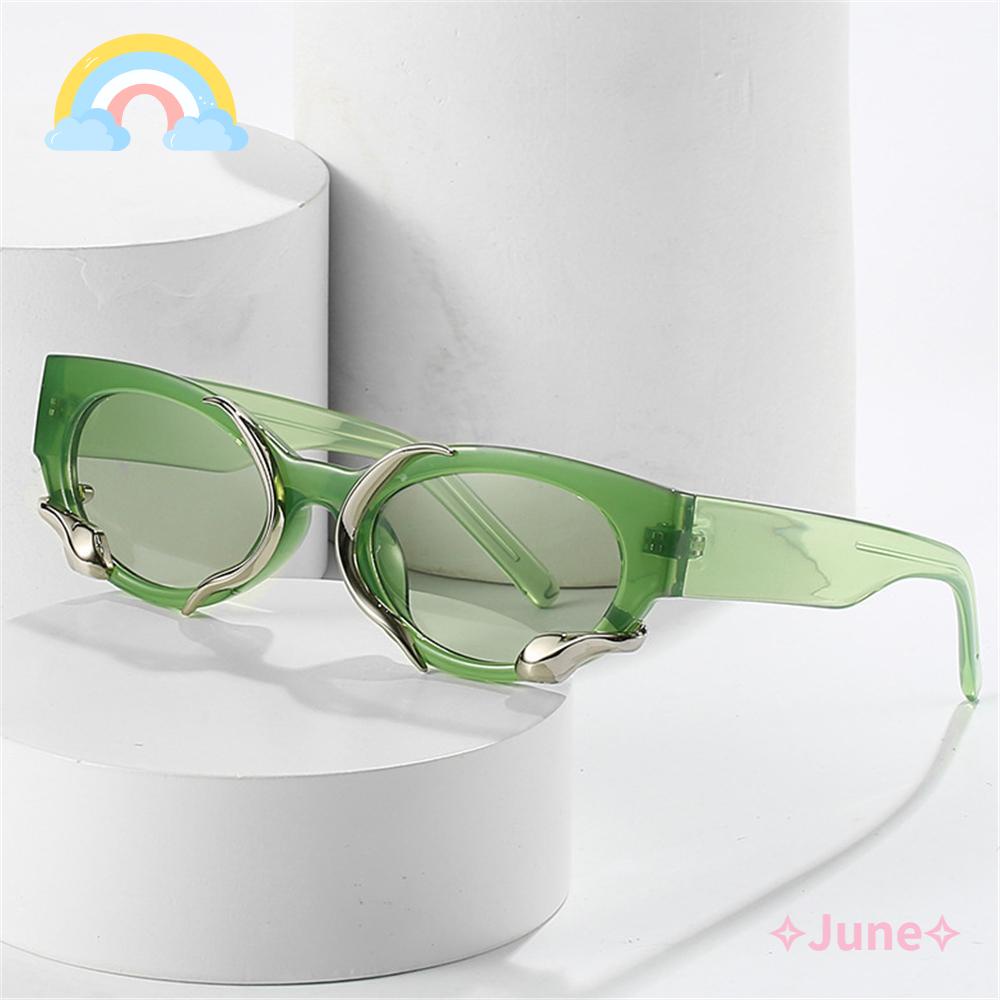 Kính Mát Kiểu Mắt Mèo Tròng Màu Sắc Thời Trang Cho Nam
