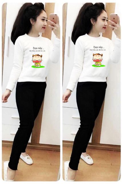 Áo thu đông gia đình chất loại 1 giá siêu sốc