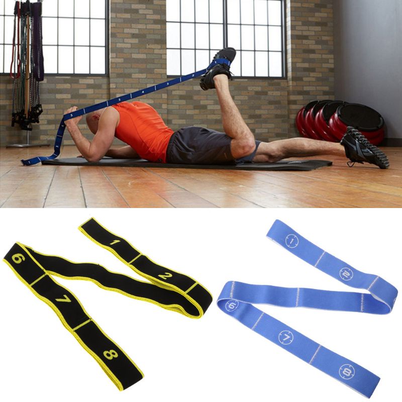 Dây Đai Kháng Lực Bản Rộng Bằng Nylon Co Giãn Hỗ Trợ Luyện Tập Yoga / Thể Hình
