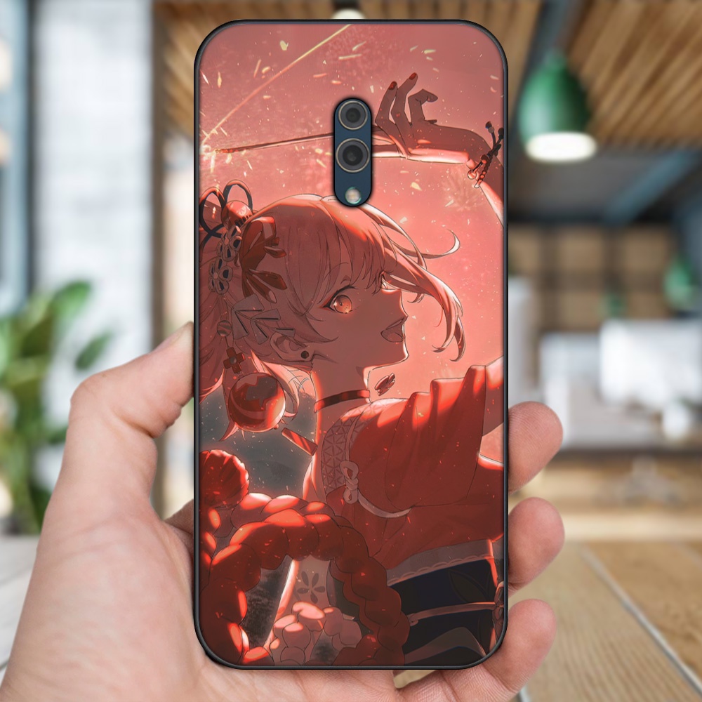 Ốp lưng Oppo K3 viền đen in hình Yoimiya Genshin Impact