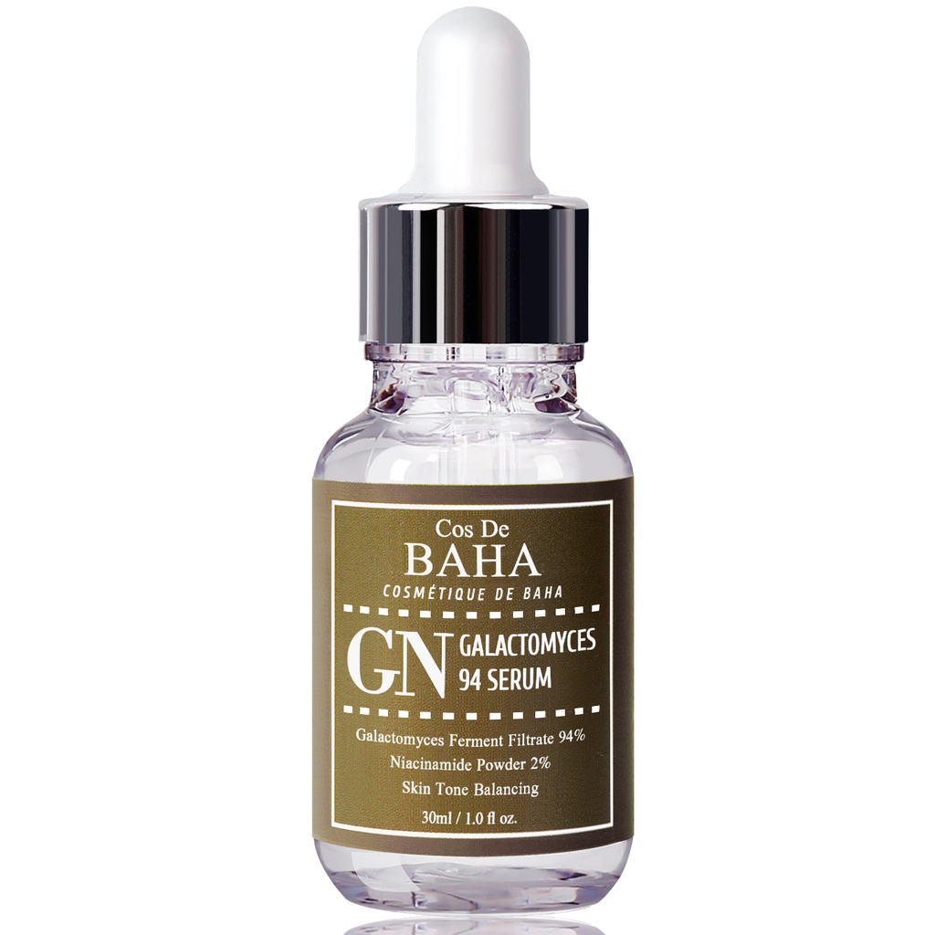 Serum Cos De Baha chứa 94% Galactomyces 2% Niacinamide dung tích 30Ml