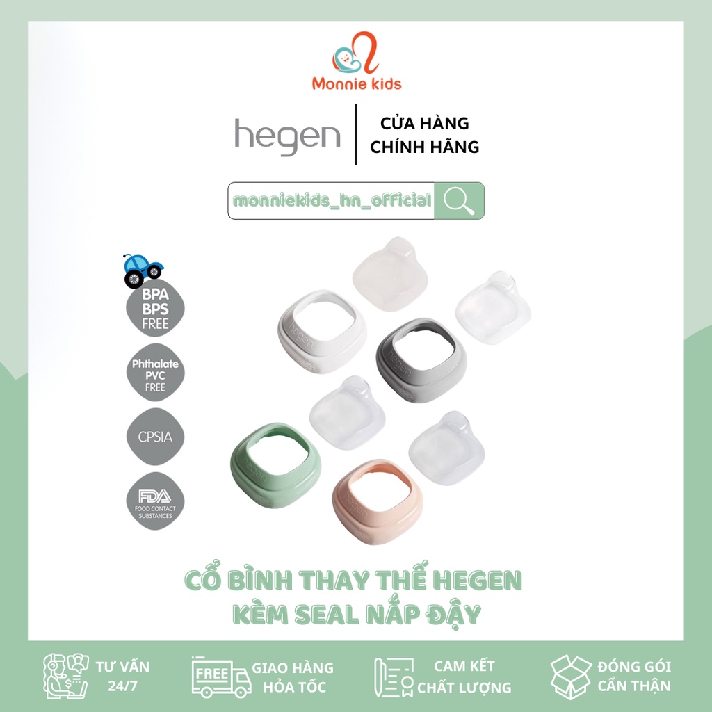 BỘ NẮP ĐẬY NÚM TI VÀ CỔ BÌNH HEGEN