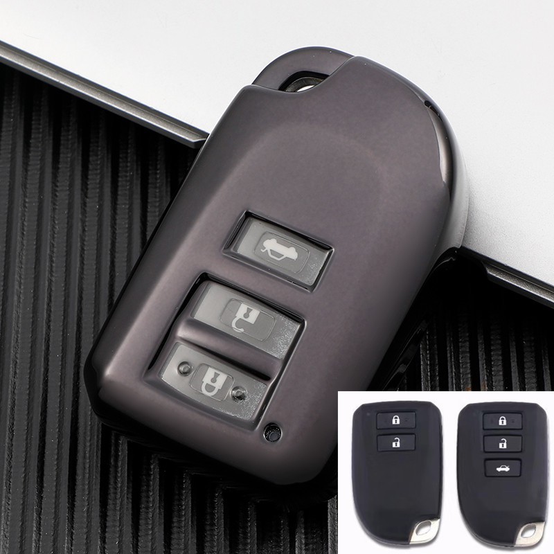 Vỏ Bọc Chìa Khóa Xe Hơi Toyota VIOS YARIS VITZ Phản Quang Bằng TPU
