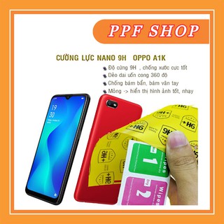 Kính cường lực dẻo nano 9H Oppo A1K, Oppo Realme C2