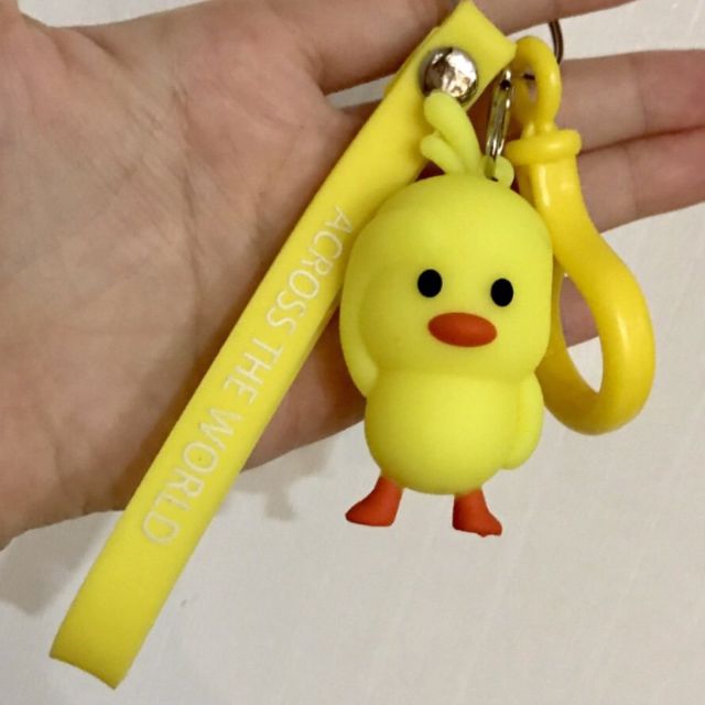 Móc khoá hình vịt vàng