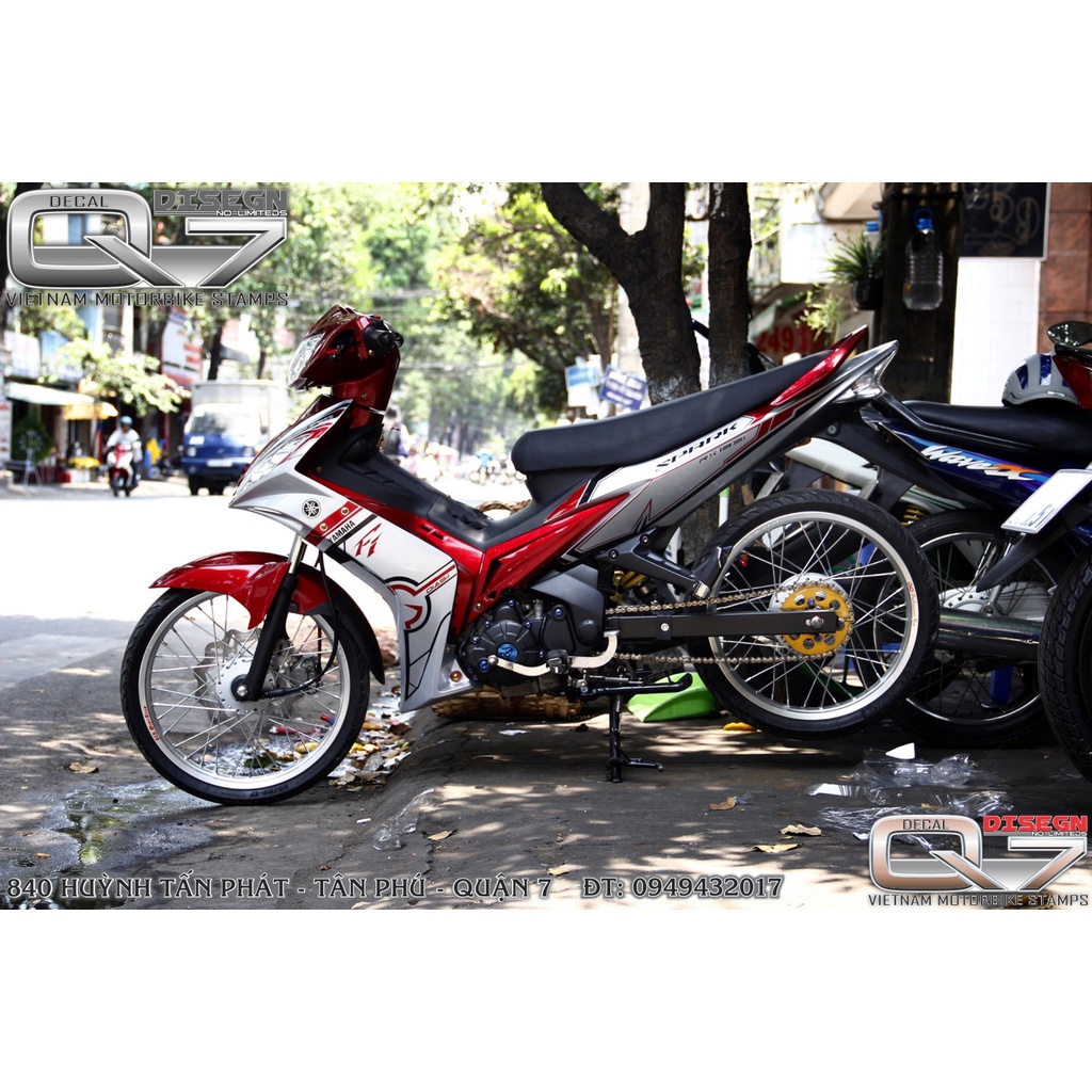 TEM RỜI EXCITER 2010 TRẮNG ĐỎ