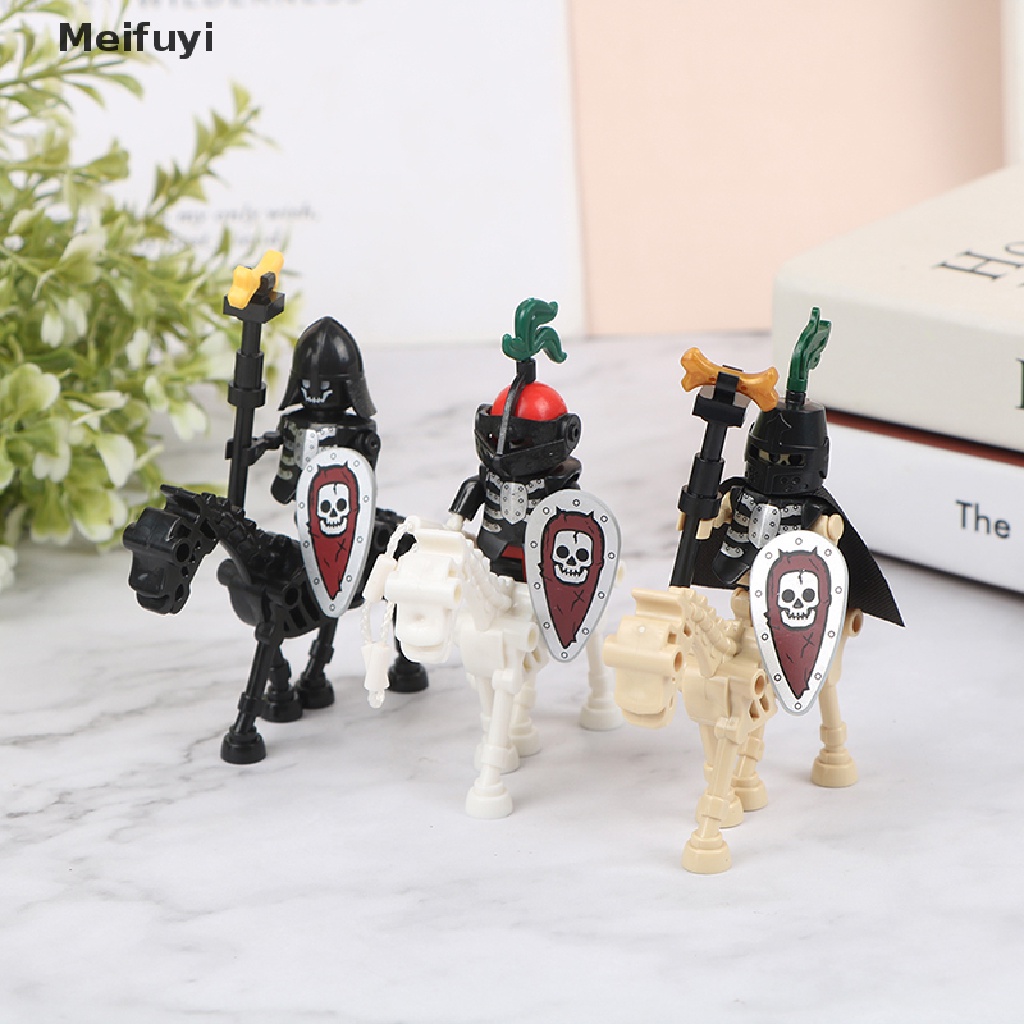 Bộ Đồ Chơi Lắp Ráp Mô Hình Hiệp Sĩ Xương Ngựa Phong Cách Halloween