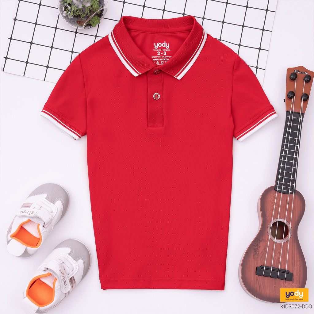 Áo Polo Yody Trẻ em Airy cool siêu mát thấm hút mềm mại- KID3072