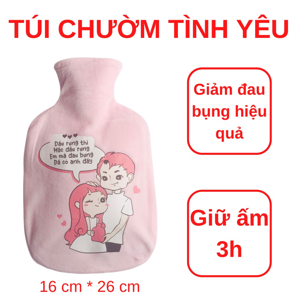 Túi chườm nóng đau bụng kinh Puha VIP quà tặng bạn gái, túi chườm sưởi ấm nóng lạnh đa năng