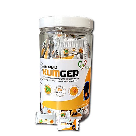 Viên Ngậm Gừng Kumger Đủ size- Ho Khan, ho đờm, ho cảm lạnh- đau rát khan tiếng