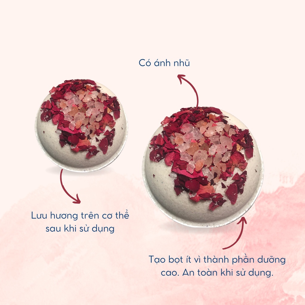 WHITE MORNING [Labbi] Bath bomb / Viên sủi bồn tắm / Bom tắm