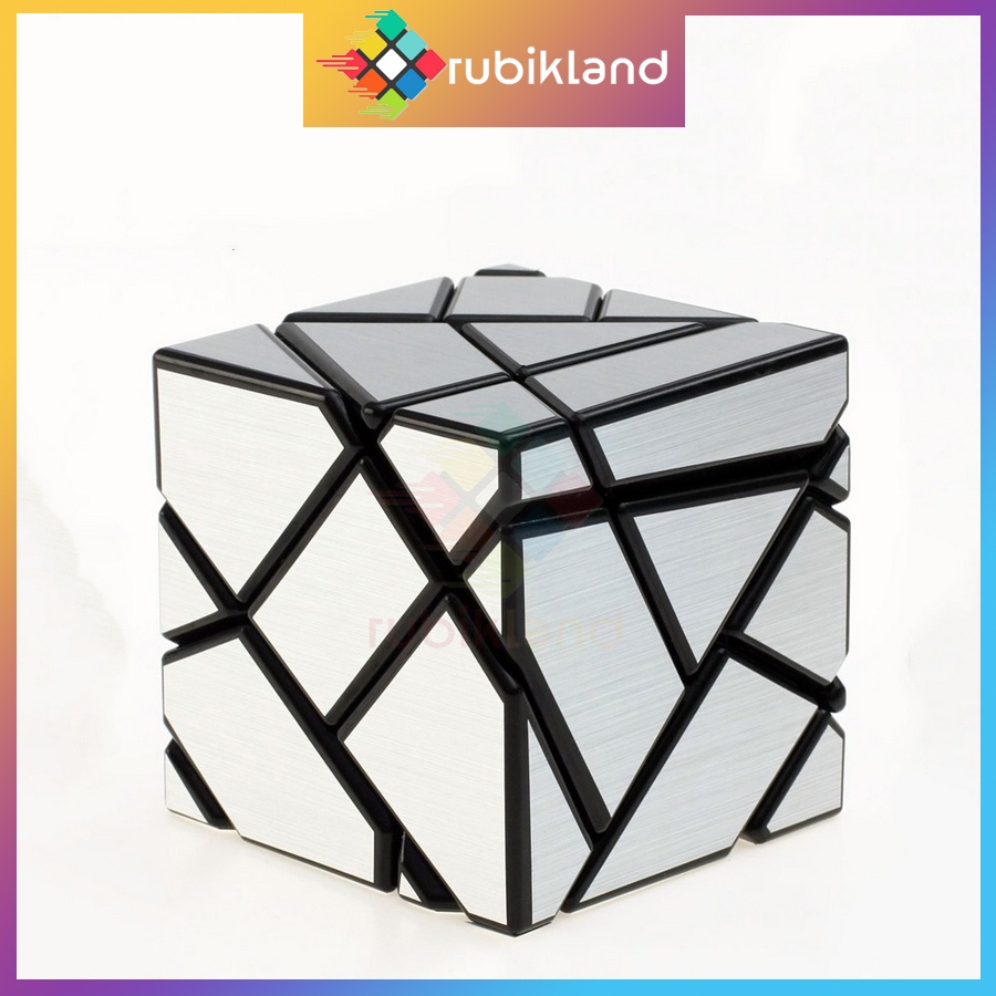 Rubik Biến Thể Ninja Ghost Cube 3x3 Siêu Xịn Rubic Mirror Gương Đồ Chơi Trí Tuệ Trẻ Em