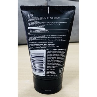 Sửa rửa mặt dành cho râu - NIVEA Men DEEP Cleansing Beard