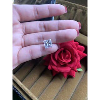 Kim cương nhân tạo Moissanite vuông 7.2mm D VVS1