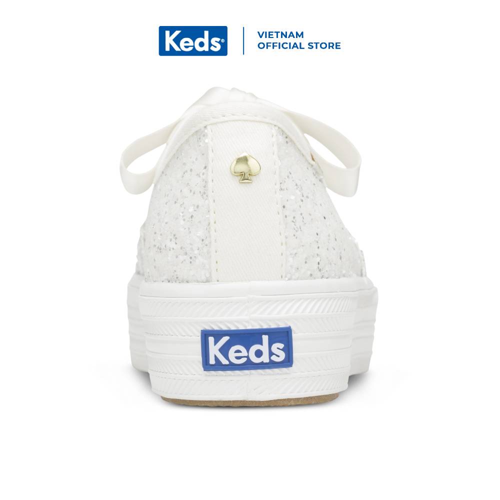 Giày Keds Nữ - Triple Kate Spade Cream - KD057805