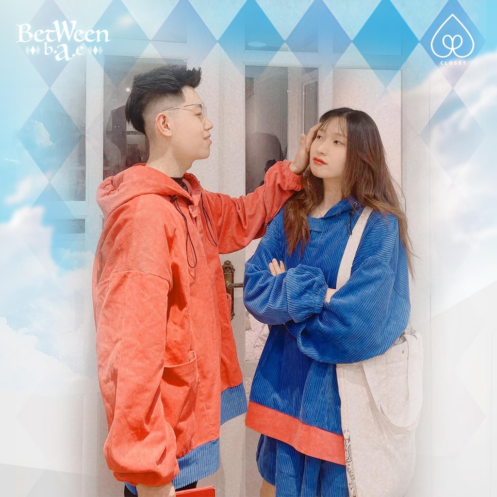 ✨ Áo HOODIE NHUNG TĂM CÓ MŨ freesize form rộng (ảnh thật + video) phối màu Between Bae - BE CLOSET | BigBuy360 - bigbuy360.vn