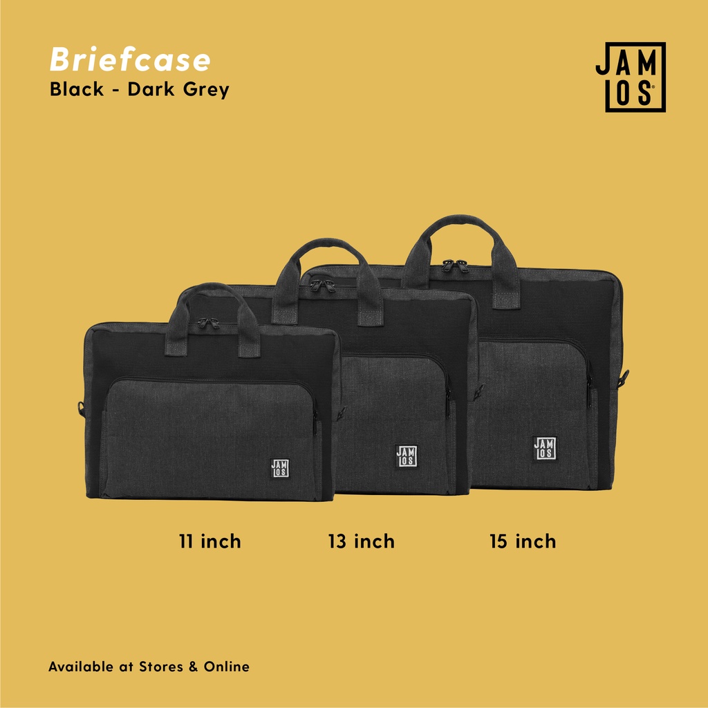 Jamlos Briefcase - Túi chống sốc Laptop/ iPad 11inch 13inch 15inch xách tay đeo chéo vải canvas thời trang đi học đi làm