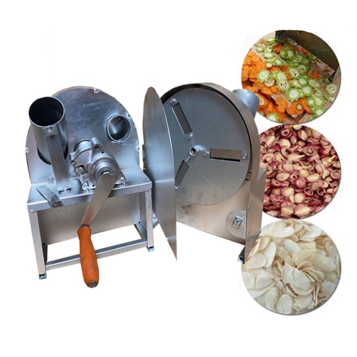 Máy thái rau củ quả quay tay, Thái hành củ Loại 1 có nắp