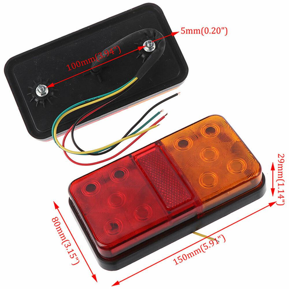 MYRONGVN Bộ 2 Đèn Hậu 12V Chất Lượng Cao Cho Xe Tải