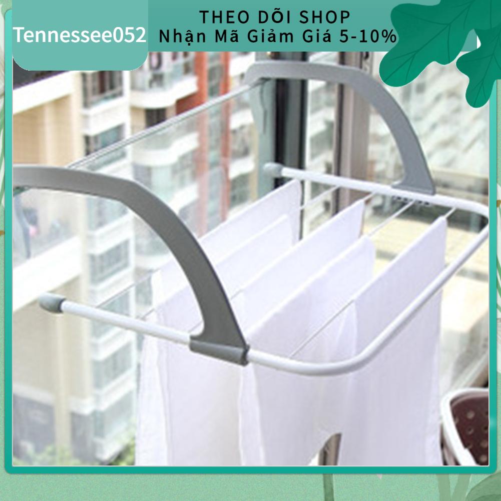 [Hàng HOT] Giá phơi đồ treo ban công tiện dụng di động có thể thu gọn đa năng【Tennessee052】