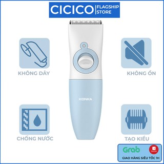 Tông đơ cắt tóc cho bé KONKA KYL01P sạc pin có dây dời - tông đơ cắt tóc cho trẻ em chống ồn