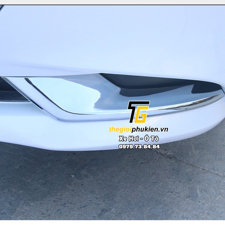 Bộ ốp bảo vệ đèn gầm cho xe Mazda 3 2020 - mạ Crom
