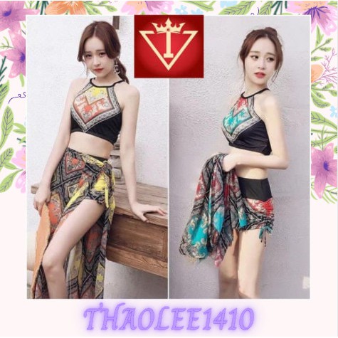 {Safe} BỘ ĐỒ TẮM BIỂN TẶNG KHĂN VOAN - 006GYM95