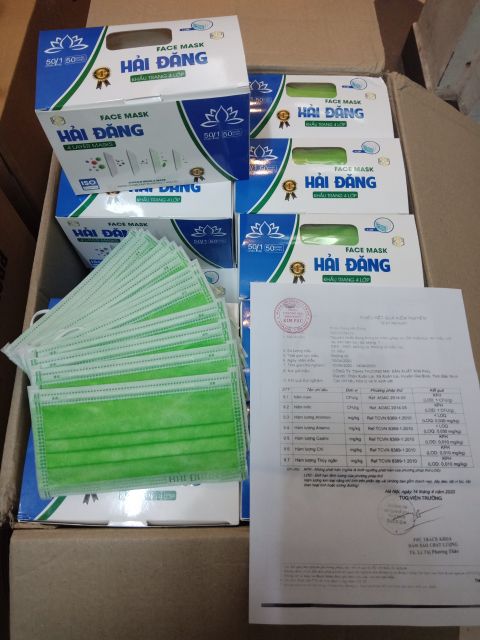 Hộp khẩu trang y tế đủ màu sắc cầu vồng nổi bật nhất