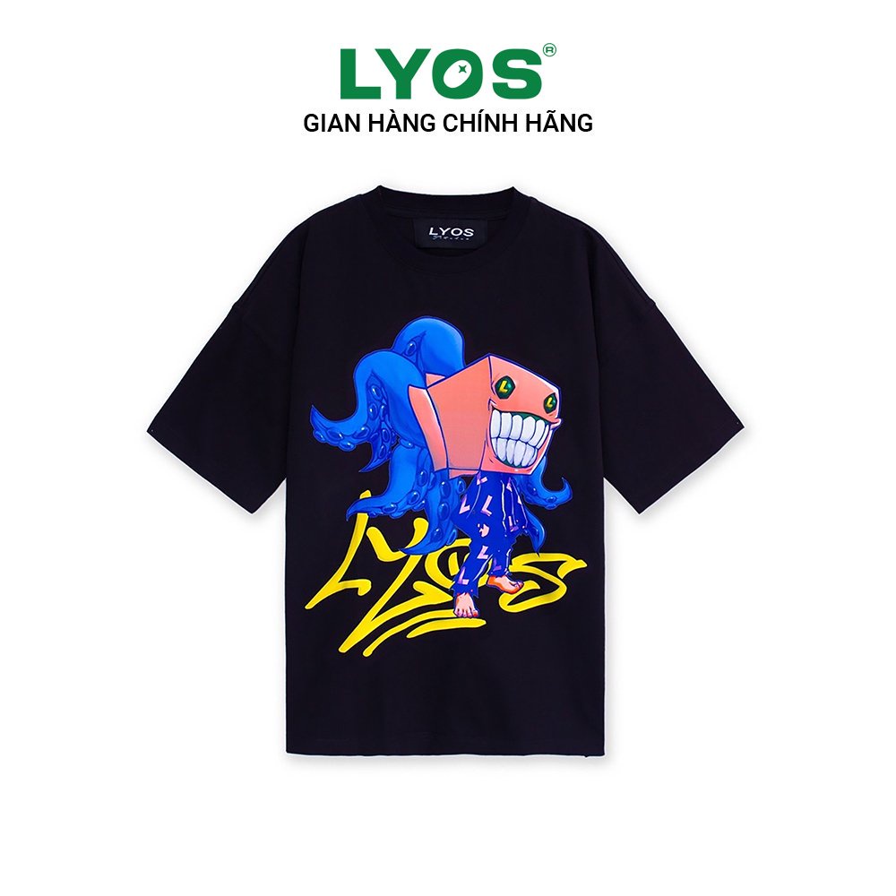 Áo Thun LYOS Truck T-Shirt Đen