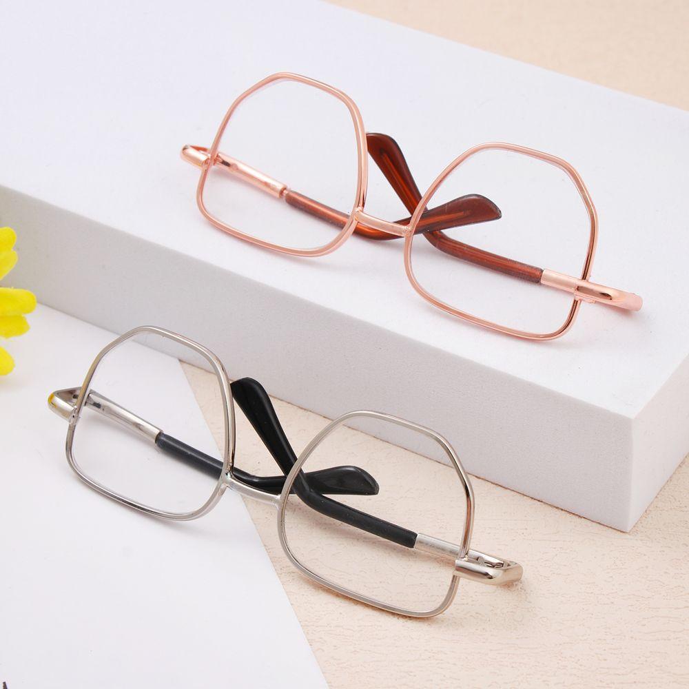 RAINBOW Cute Dolls Eyewear Mini Toy Eyeglasses Square Glasses Gift 1/6 1/12 BJD Fashion Retro Doll Accessories/Multicolor