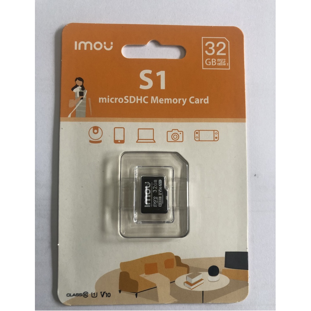 Thẻ nhớ 32GB 64GB 128GB MicroSD,Thẻ nhớ IMOU 32GB ST2-32-S1 đọc 95Mb/s,Thẻ nhớ DSS 32Gb P500-32 – Hàng chính hãng BH 24T