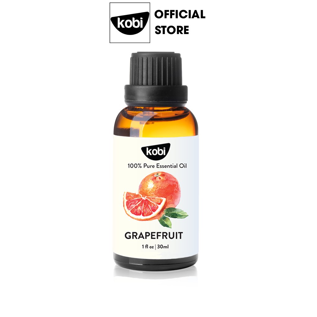 Tinh dầu Bưởi Hồng Kobi Grapefruit essential oil giúp thơm phòng, kích thích mọc tóc hiệu quả - 30ml