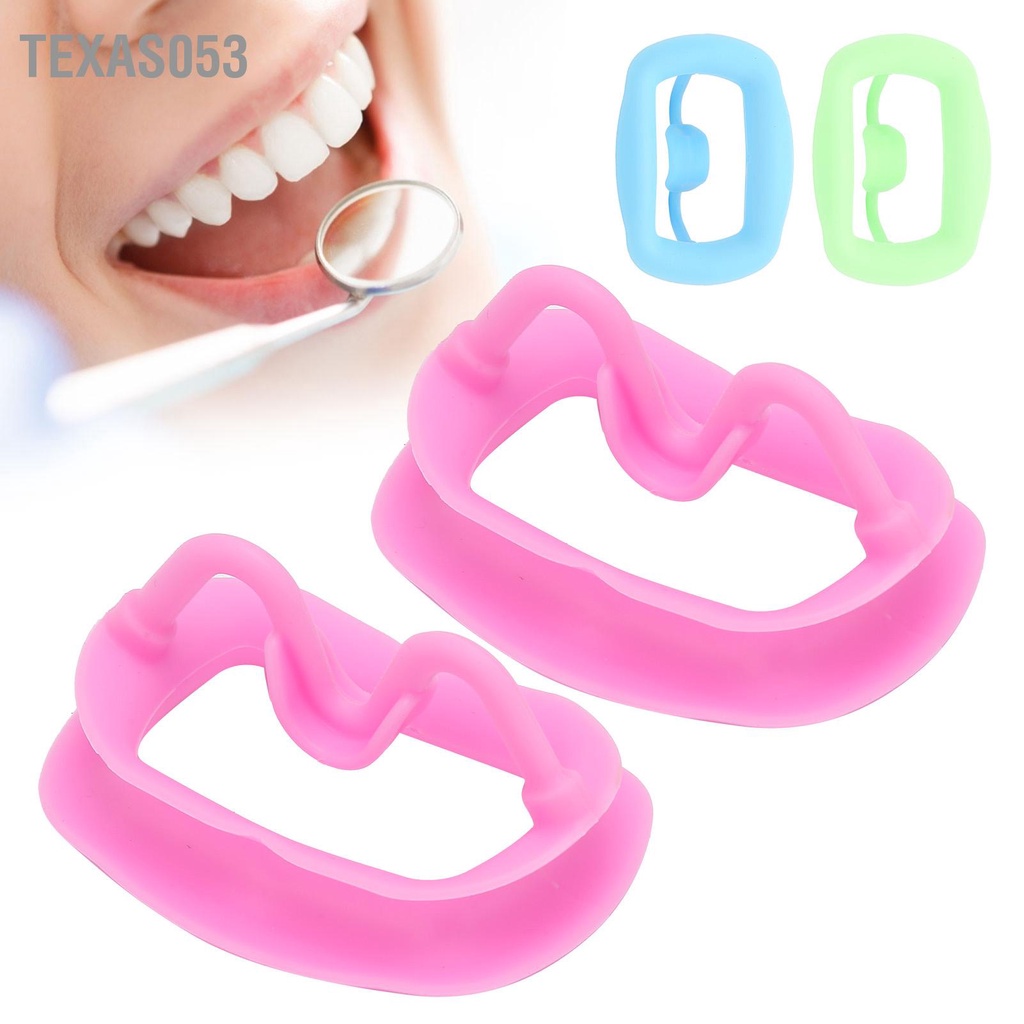[Hàng mới về] Set 2 dụng cụ mở rộng miệng kiểm tra răng bằng silicone tái sử dụng