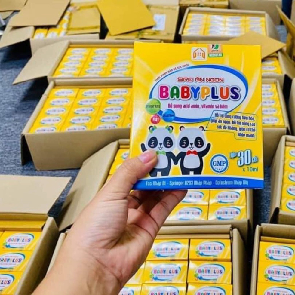 BABYPLUS - Siro Ăn Ngon, Giúp Bé Hết Biếng Ăn, Tăng Đề Kháng, Tiêu Hoá Tốt, Ngừa Táo Bón