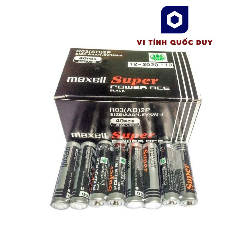 Pin tiểu nhỏ Maxell 3A. Made in Indonesia. Hàng chính hãng. Nhập khẩu từ Indonesia. Không chính hãng đền gần đôi