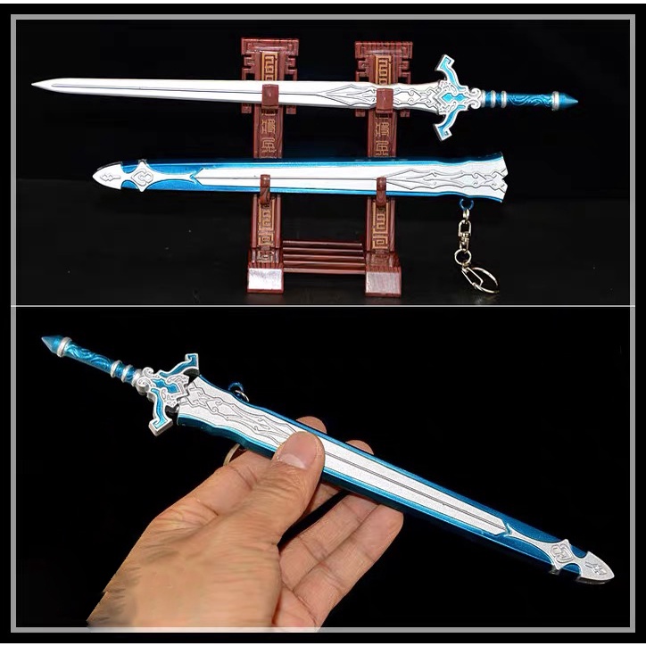 Mô hình Kirito HOA HỒNG XANH Dark Repulser trong Sword art Online anime SAO Kazuto Kirigaya Dài 22cm