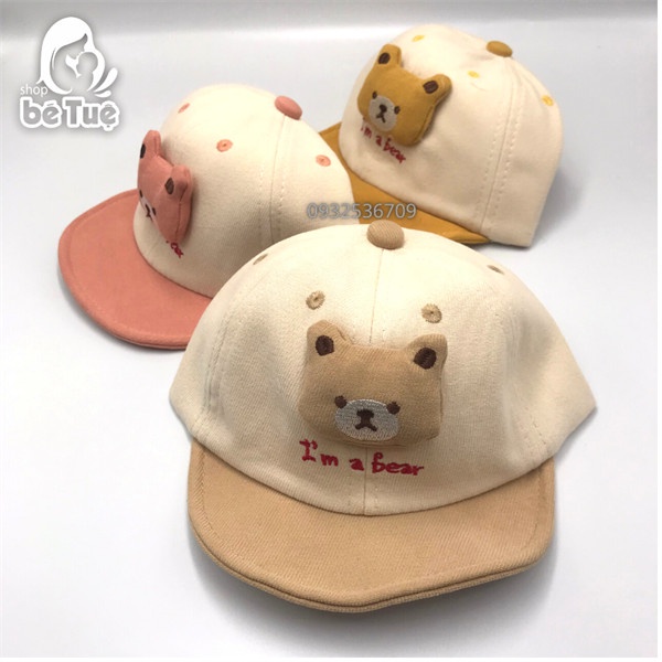 Mũ lưỡi trai I'm a bear Siêu Cute cho bé yêu