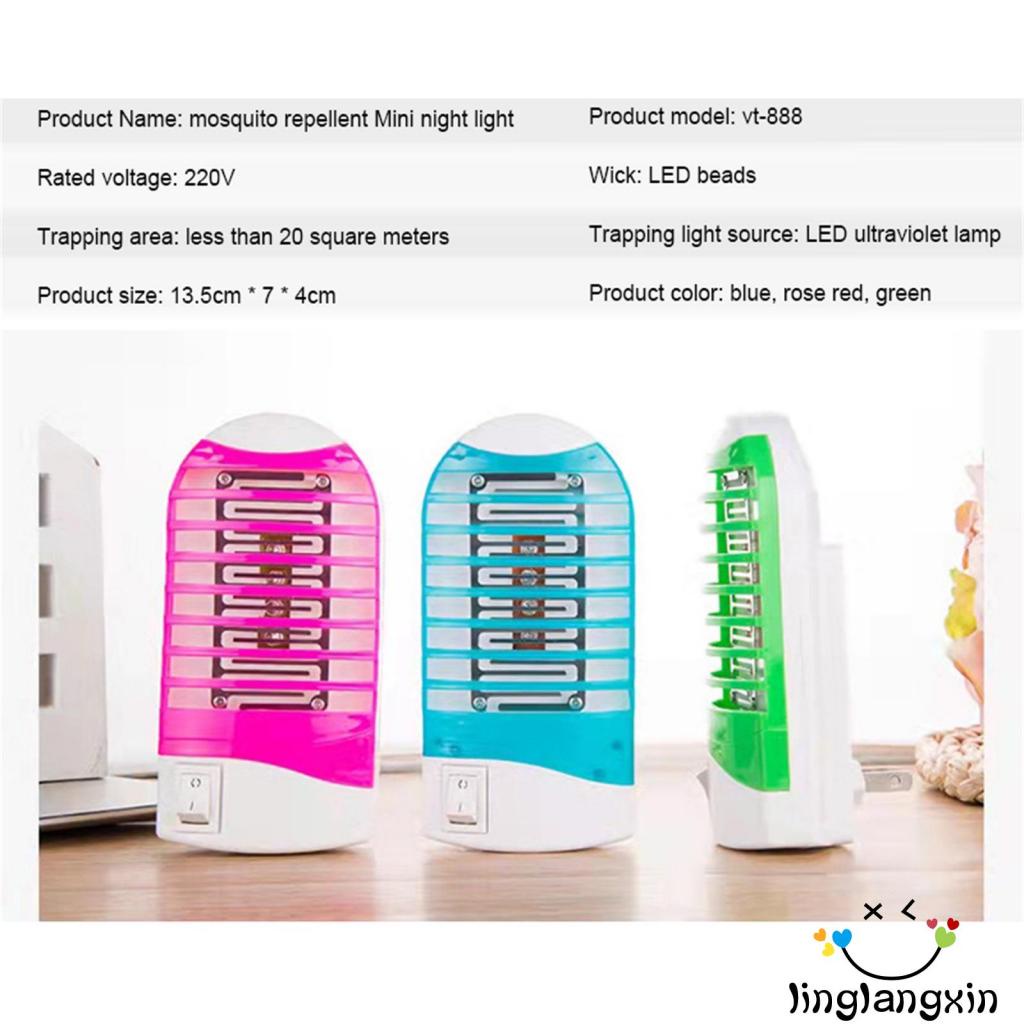 Đèn LED Diệt Muỗi Đa Năng Sử Dụng Điện Tiện Dụng Cho Gia Đình