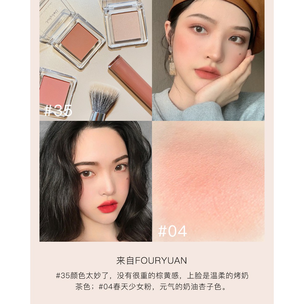 Phấn má hồng JudyDoll một màu giúp tạo khối và bắt sáng cho làn da | BigBuy360 - bigbuy360.vn